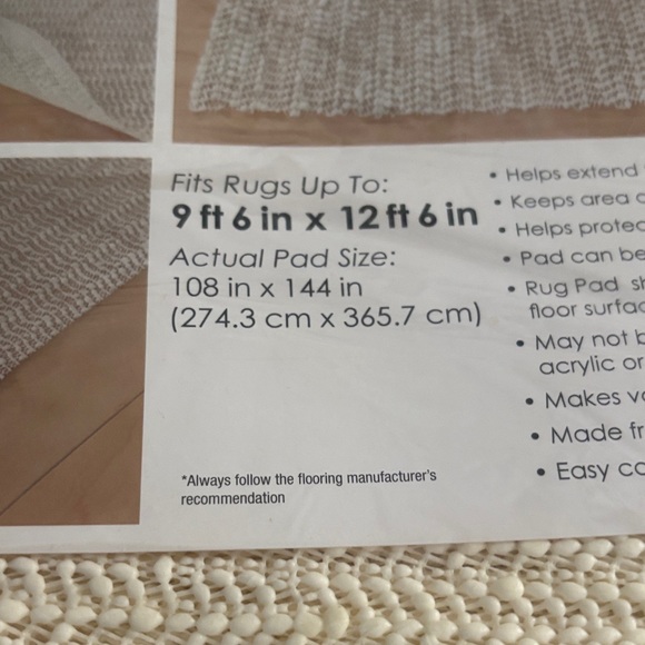 NWT Mohawk Rug Stop Rug Gripper Pad for Large Rugs - Picture 2 of 5
